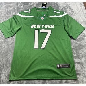 Nike Jersey Men’s Large NFL New York Jets Garrett Wilson #17 Jersey On Field Fan